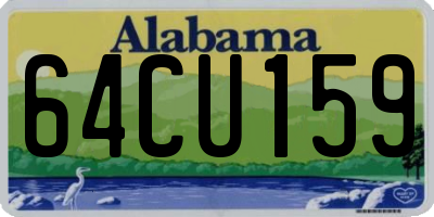 AL license plate 64CU159