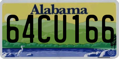 AL license plate 64CU166