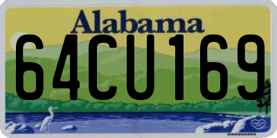 AL license plate 64CU169