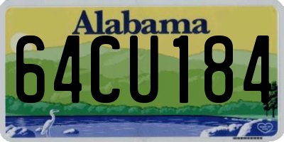 AL license plate 64CU184