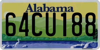 AL license plate 64CU188