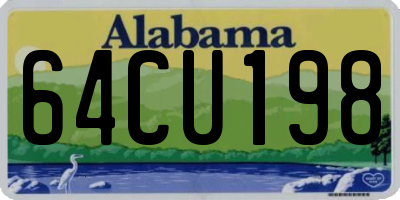 AL license plate 64CU198