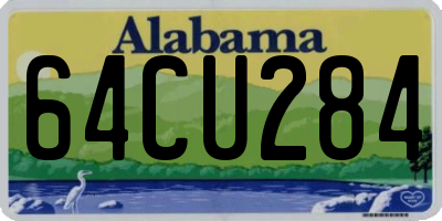 AL license plate 64CU284