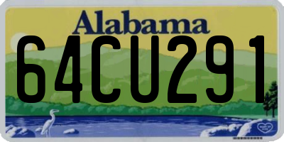 AL license plate 64CU291