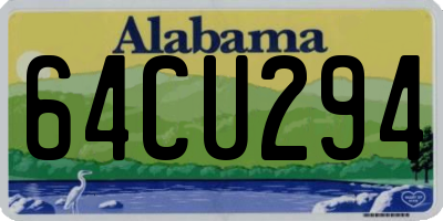 AL license plate 64CU294