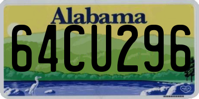 AL license plate 64CU296