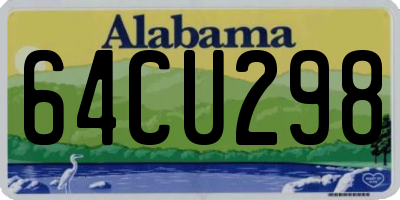 AL license plate 64CU298