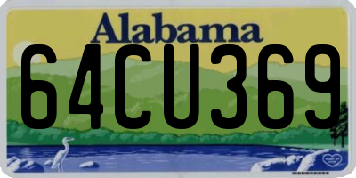 AL license plate 64CU369