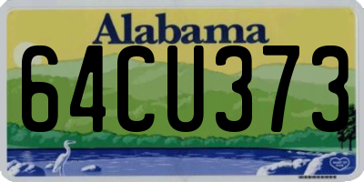 AL license plate 64CU373