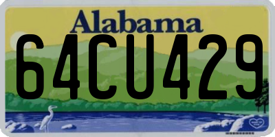 AL license plate 64CU429