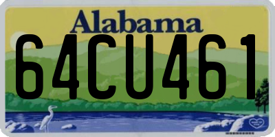 AL license plate 64CU461