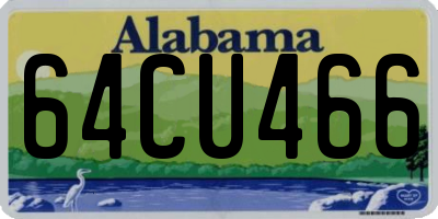 AL license plate 64CU466