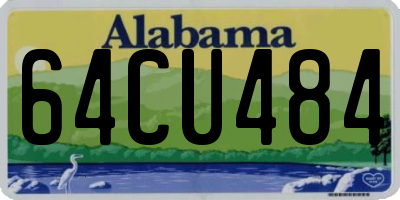 AL license plate 64CU484