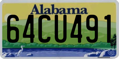 AL license plate 64CU491