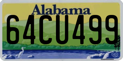 AL license plate 64CU499