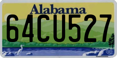 AL license plate 64CU527