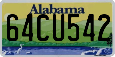 AL license plate 64CU542