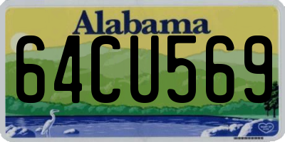 AL license plate 64CU569
