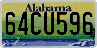 AL license plate 64CU596
