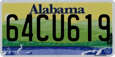 AL license plate 64CU619