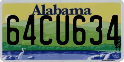 AL license plate 64CU634