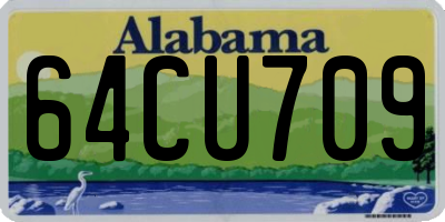 AL license plate 64CU709