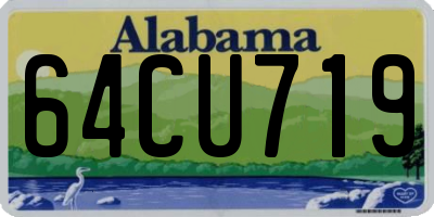 AL license plate 64CU719