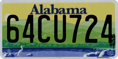 AL license plate 64CU724