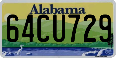 AL license plate 64CU729