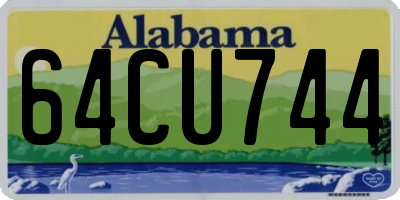 AL license plate 64CU744