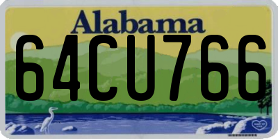 AL license plate 64CU766