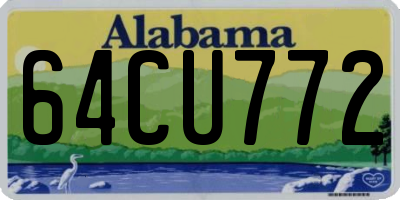 AL license plate 64CU772