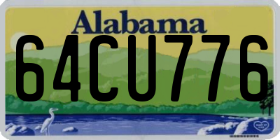 AL license plate 64CU776