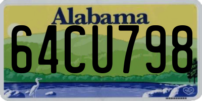 AL license plate 64CU798