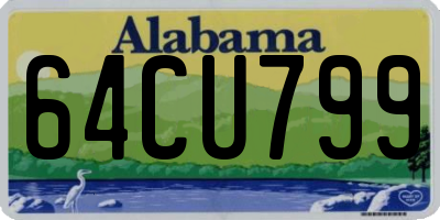 AL license plate 64CU799