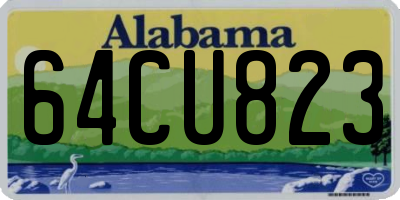 AL license plate 64CU823