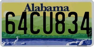 AL license plate 64CU834