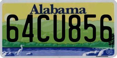 AL license plate 64CU856