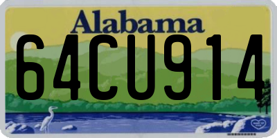 AL license plate 64CU914