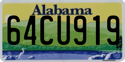 AL license plate 64CU919