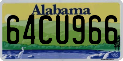 AL license plate 64CU966
