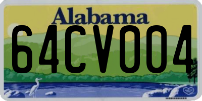 AL license plate 64CV004