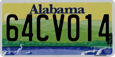 AL license plate 64CV014