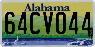 AL license plate 64CV044
