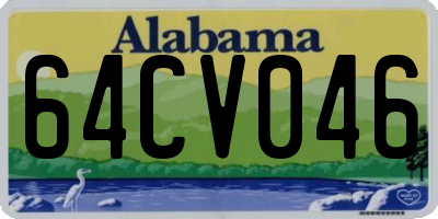 AL license plate 64CV046