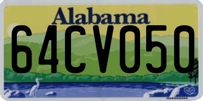 AL license plate 64CV050
