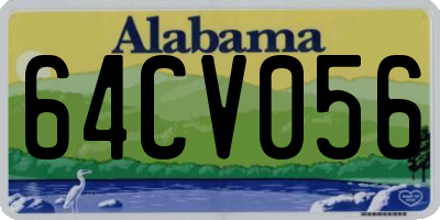 AL license plate 64CV056