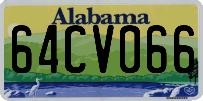 AL license plate 64CV066