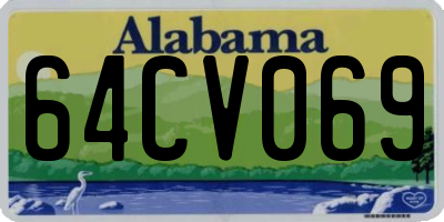 AL license plate 64CV069