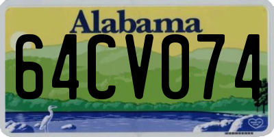 AL license plate 64CV074